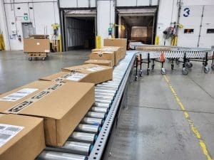 Truck loading packed orders