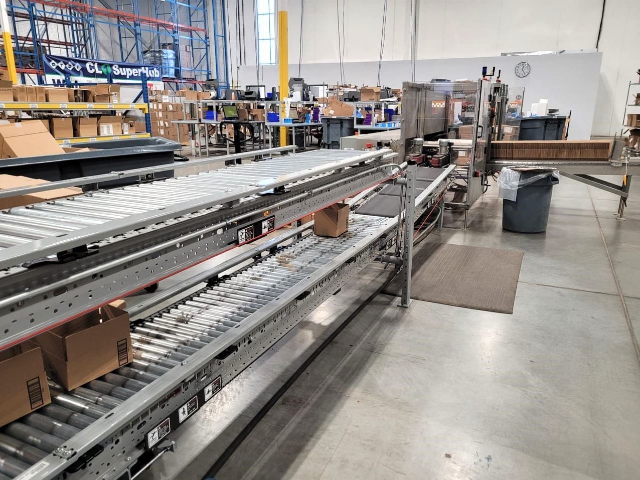 Two lane Mainway MDR conveyor