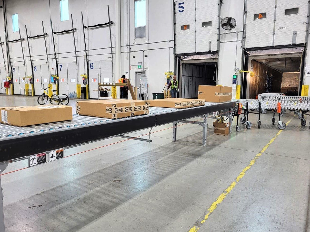 Conveying IKEA orders