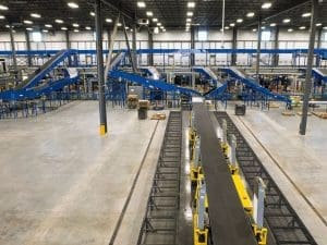 PUD line for sortation hub