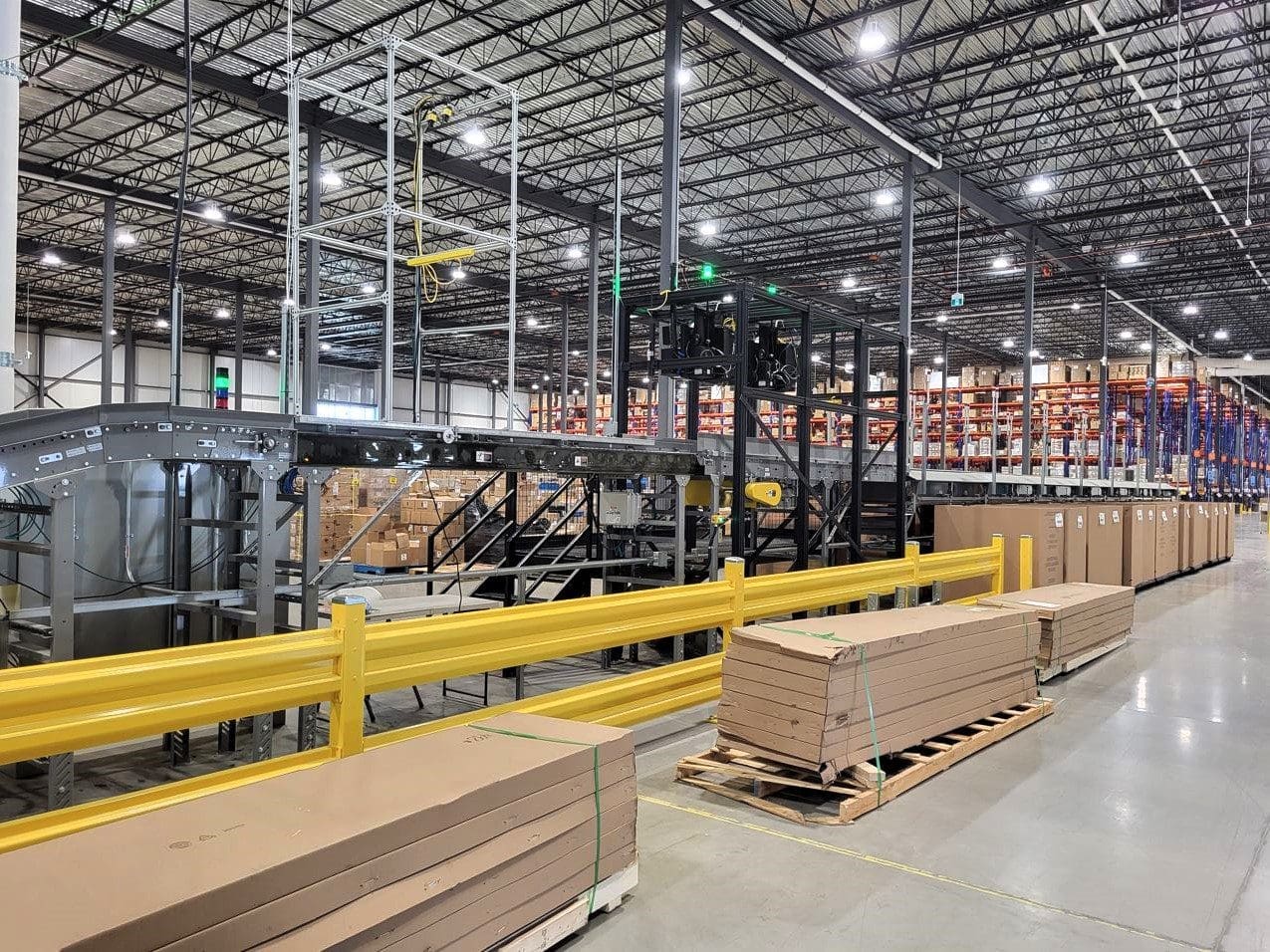 Sortation line with print and apply
