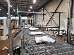 Sorting Amazon packages