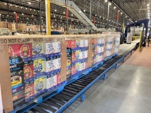 Wrapped pallets