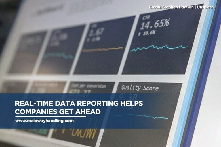 Real-time data reporting helps companies get ahead