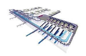 Loomis Express 3D layout